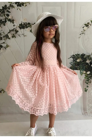 With Hat Gift,Guipure, Princess Model Girl Dress,Birthday Baby Girl Dress ,Wedding Dress,Baby Girl Princess Dress,Tulle AND Lace  Girl Dress 3